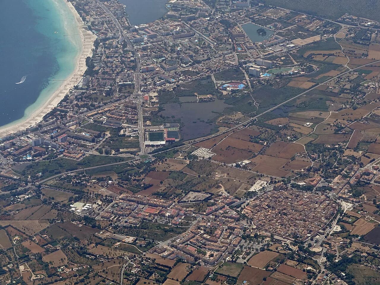 Alcúdia Map: Old Town Streets, Gates and Roman Pollentia