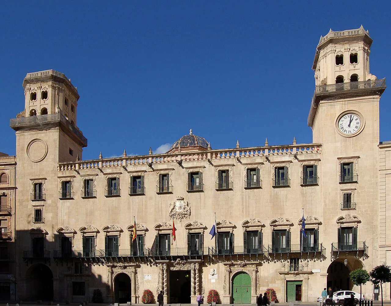 Alicante Town Hall, near the cathedral rather than the cathedral itself.