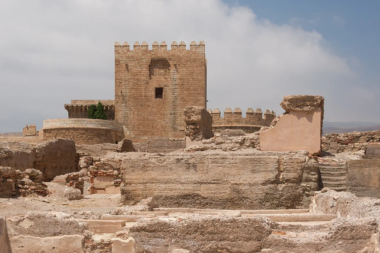 The Christian keep of the Alcazaba of Almería.