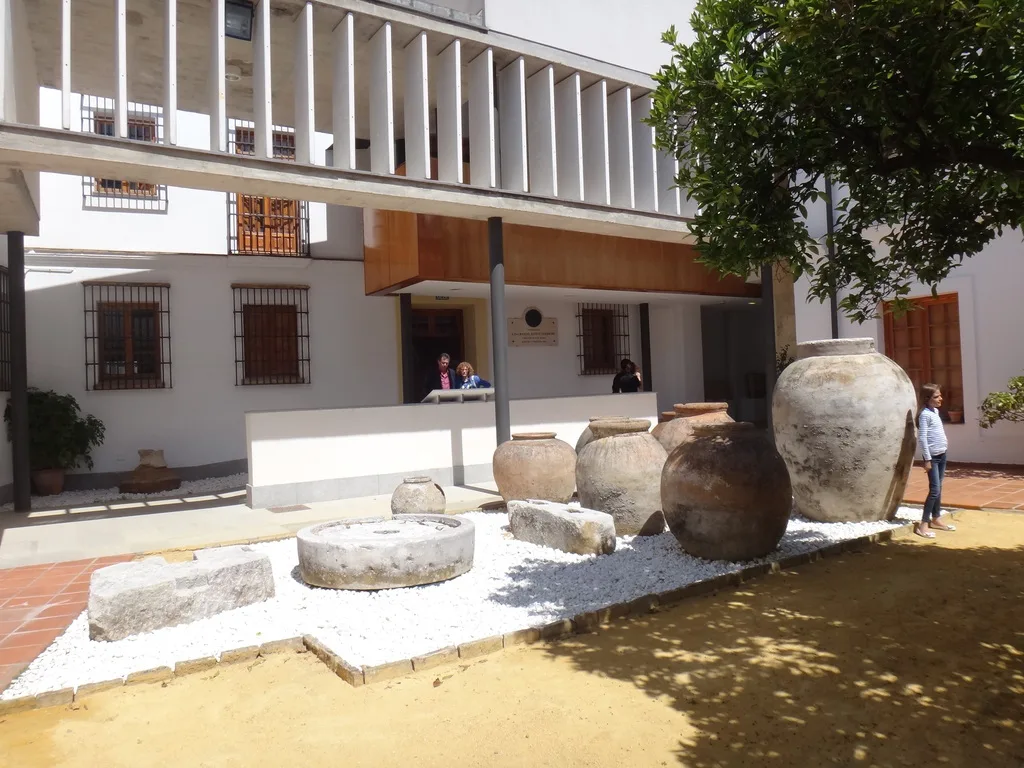 Courtyard of the Archaeological Museum of Jerez de la Frontera.