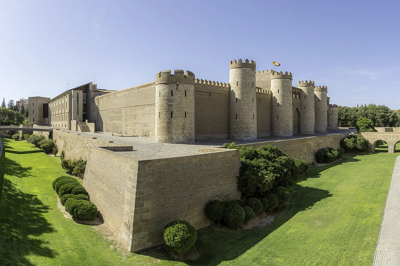 The Aljafería Palace in Zaragoza, not the basilica itself.