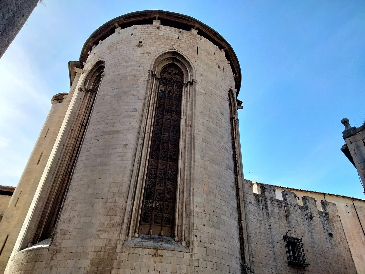 The apse of the Basilica of Sant Feliu, Girona.