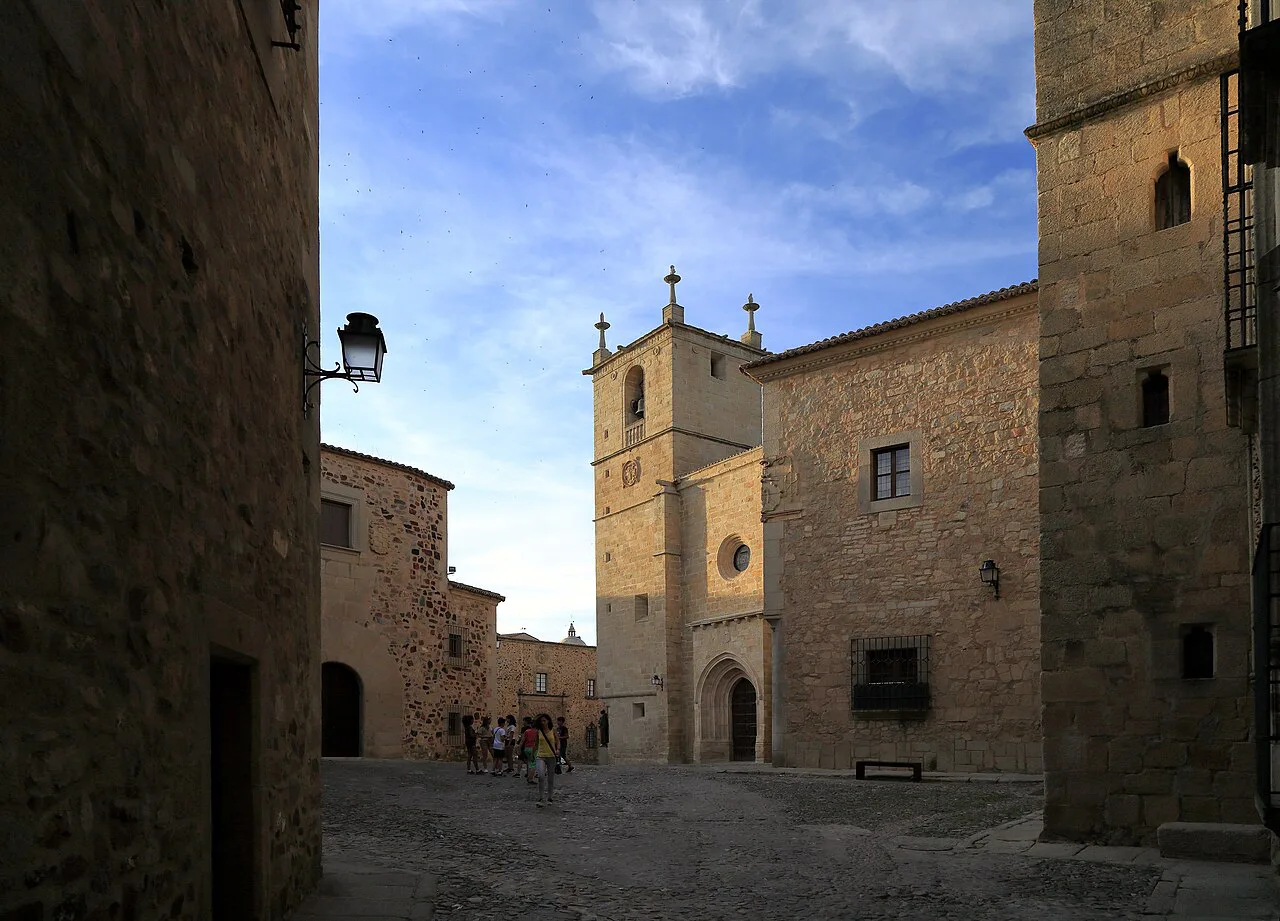 Plaza de Santa María and Santa María Cathedral, Cáceres.