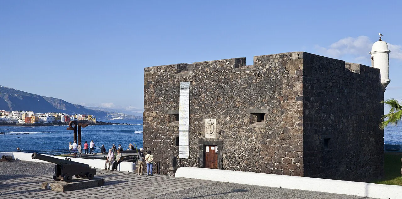 The Castillo de San Felipe on the seafront, Puerto de la Cruz.