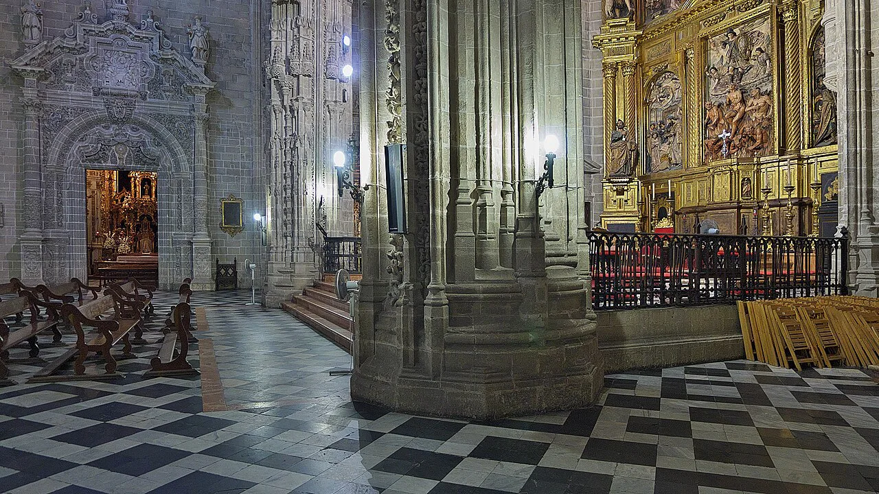 The interior of the Iglesia de San Miguel, Jerez de la Frontera.