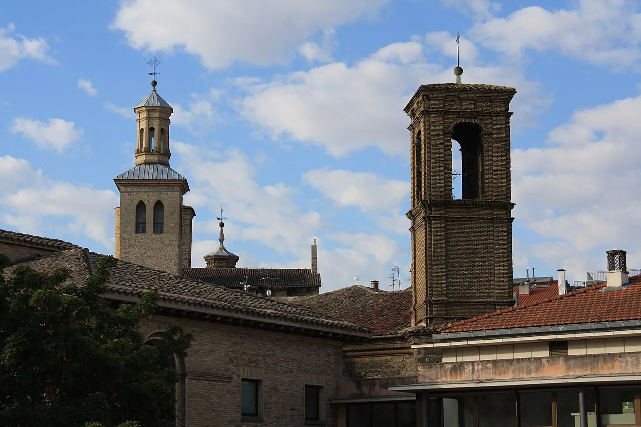 The towers of the Church of San Saturnino, Pamplona.