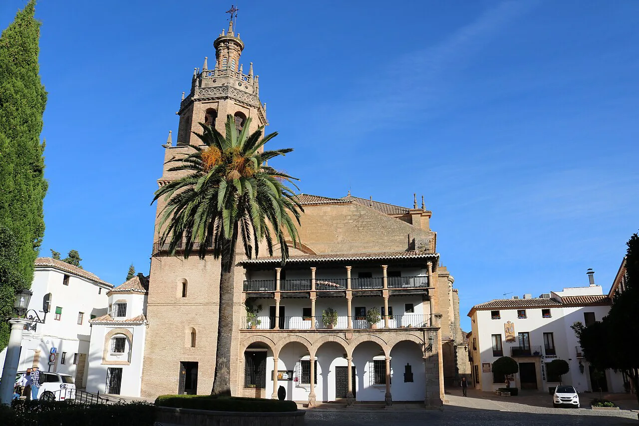 The Church of Santa María la Mayor in Ronda.