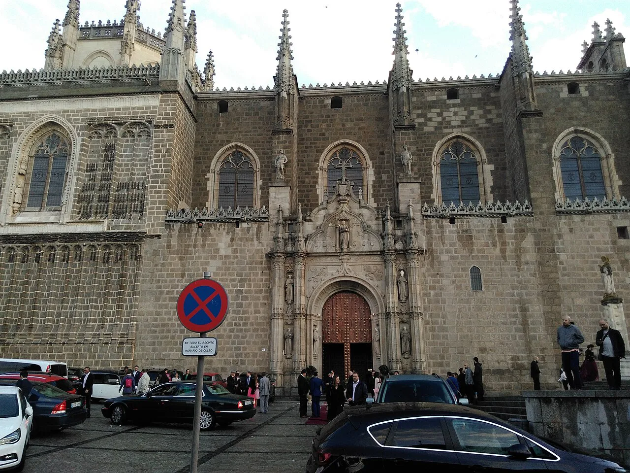The exterior of the Monastery of San Juan de los Reyes, Toledo.