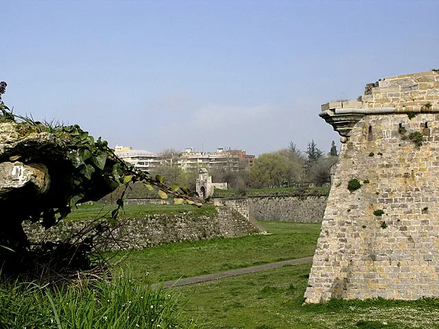 A bastion of the city walls of Pamplona.