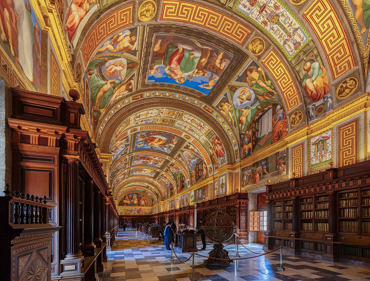 The Royal Library of the Monastery of El Escorial.