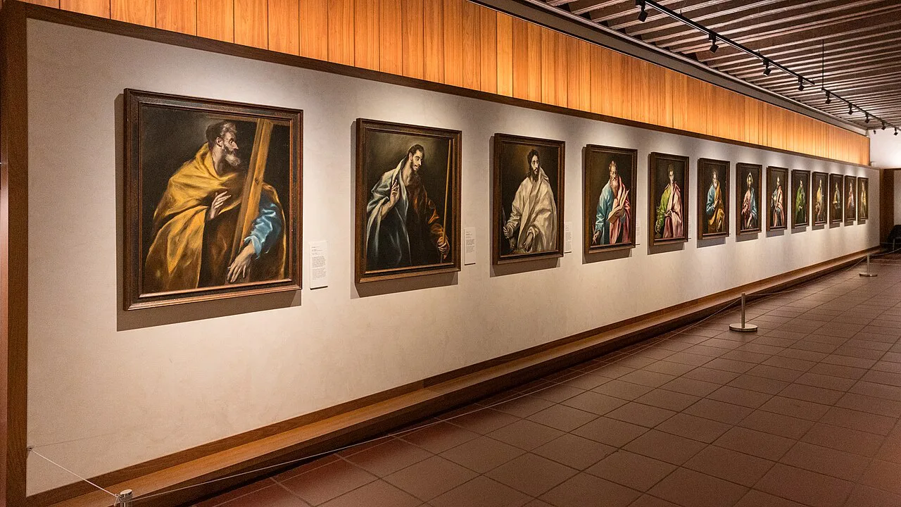 El Greco's apostle series in the El Greco Museum, Toledo.