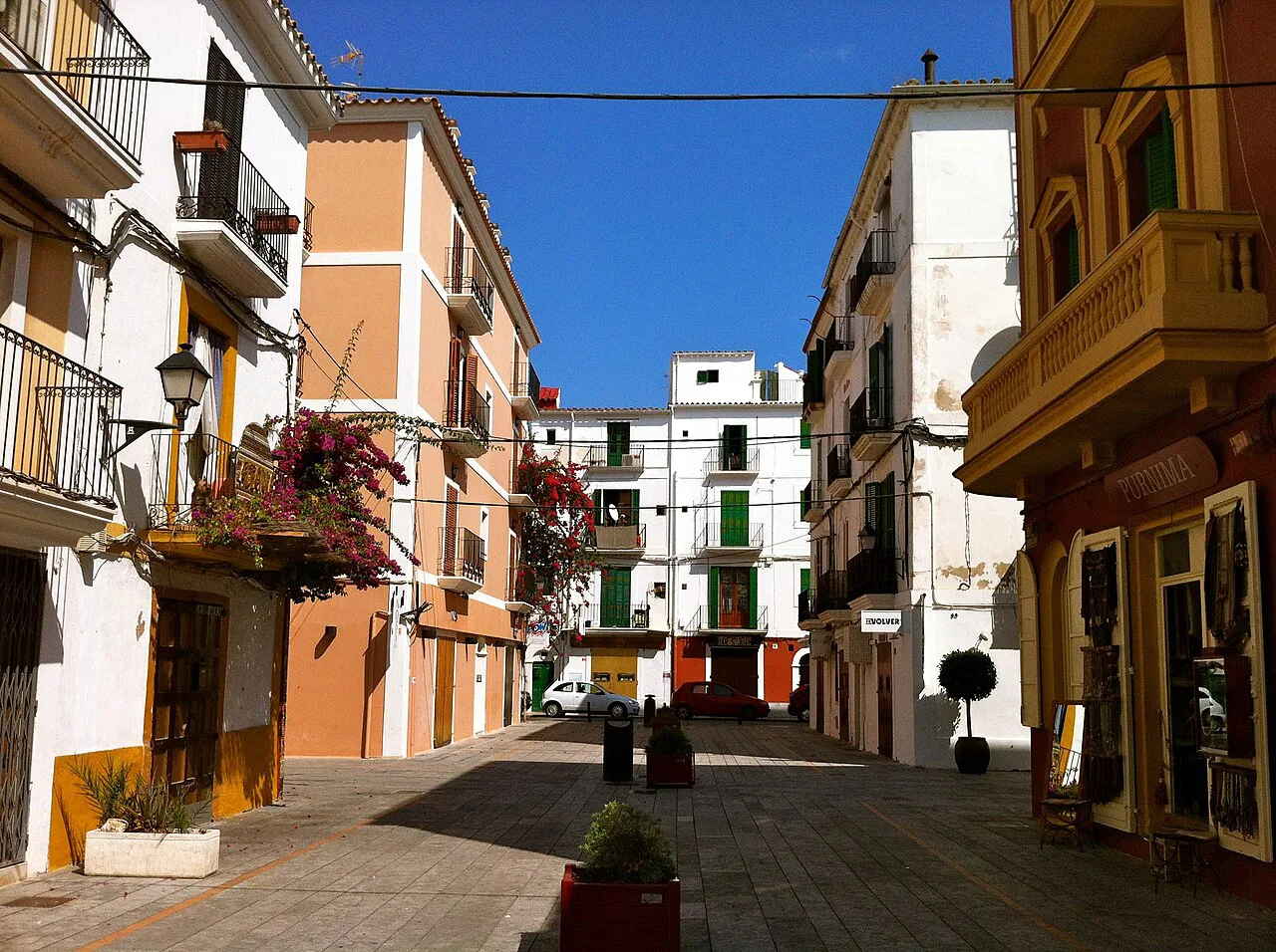 Carrer del Bisbe Azara in Ibiza Town.