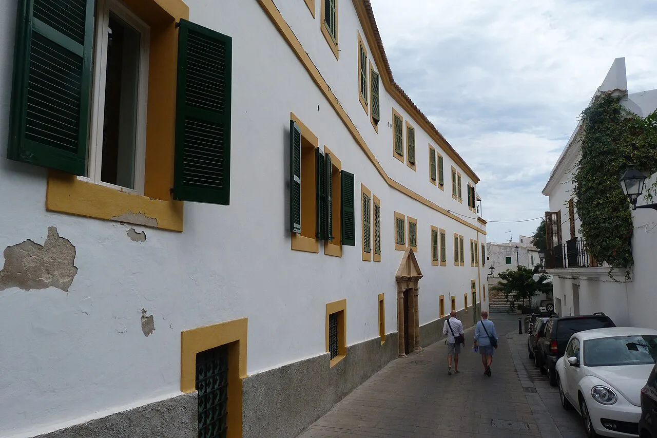 A street in Dalt Vila, Ibiza Town.