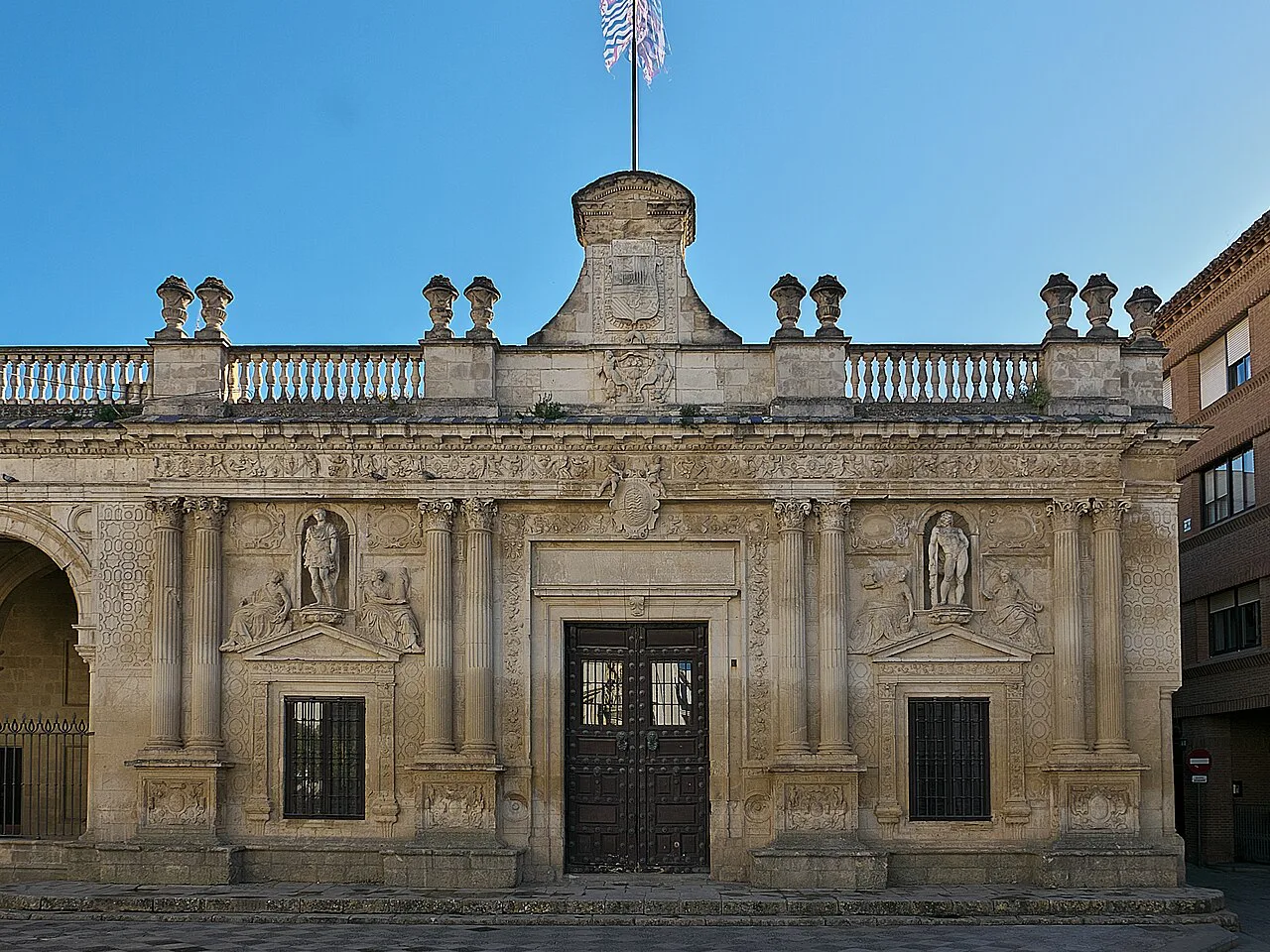 The façade of the Casa del Cabildo, Jerez de la Frontera.