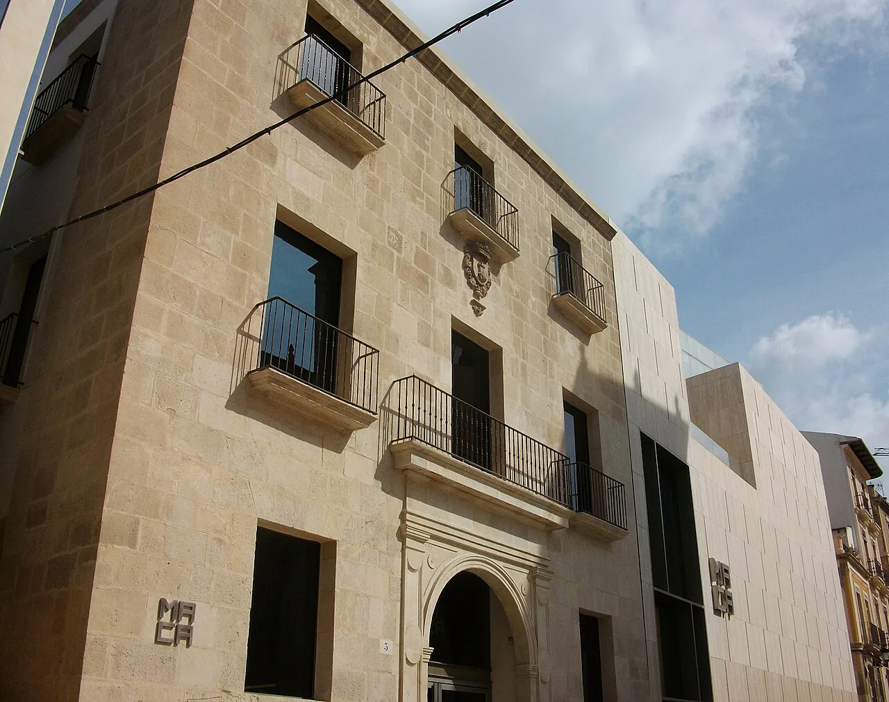The Museu d'Art Contemporani d'Alacant (MACA), Alicante.