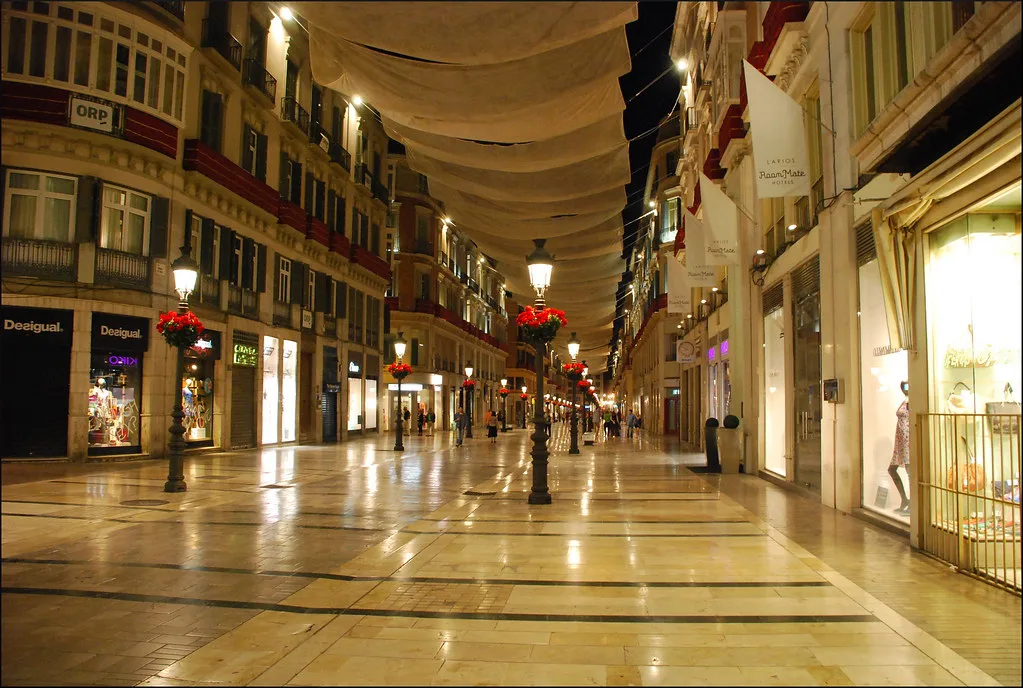Calle Marqués de Larios, Málaga.