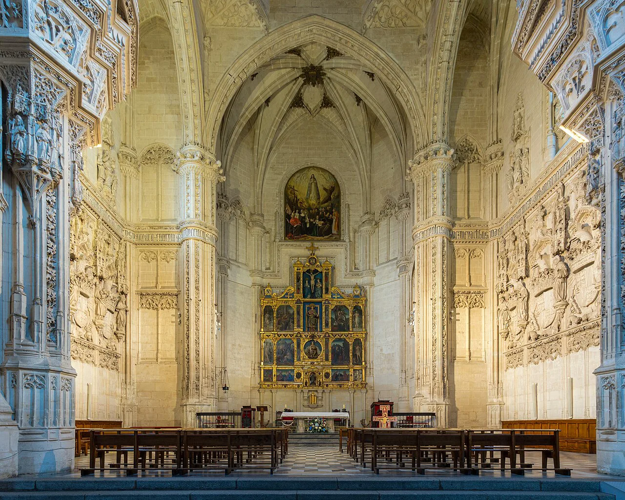 The main altar of the Monastery of San Juan de los Reyes, Toledo.