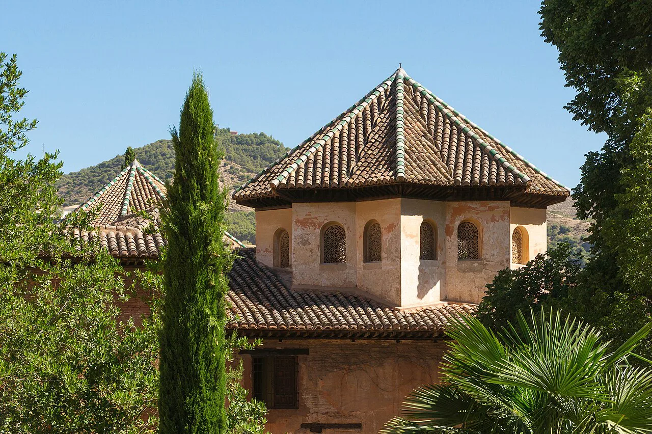 The roof of the Hall of the Abencerrajes in the Alhambra, Granada.