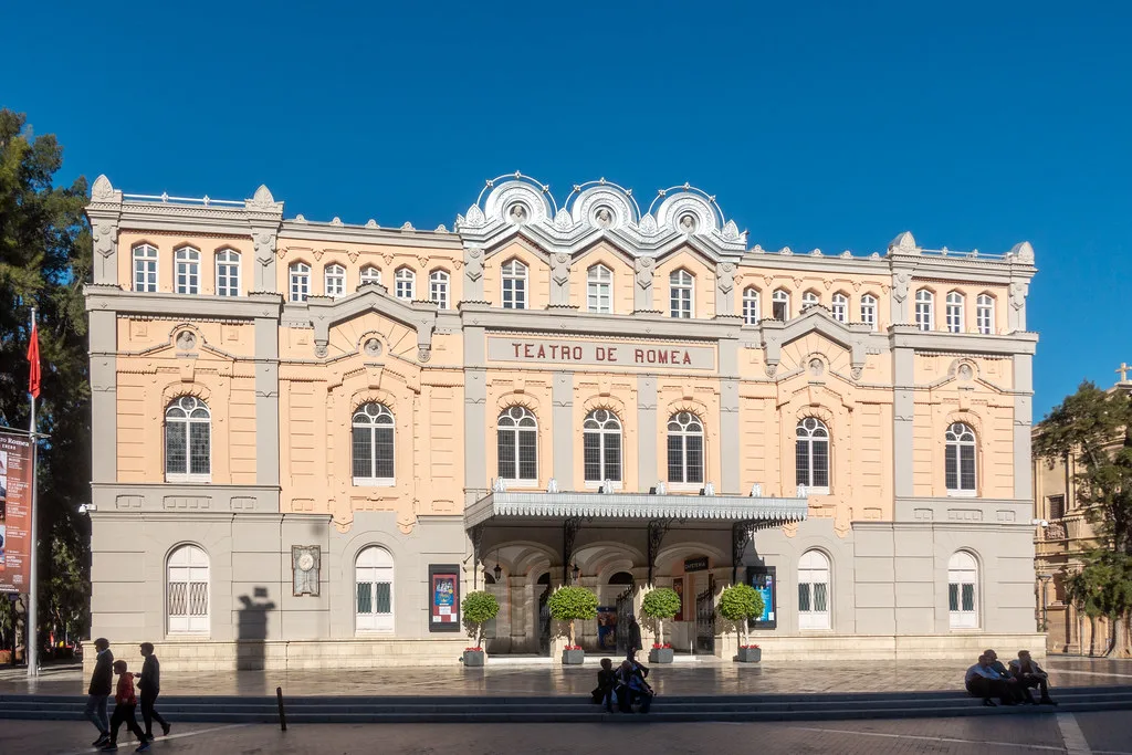 The Teatro Romea in Murcia's old town.