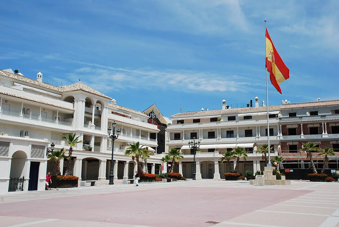 Plaza de España in Nerja.