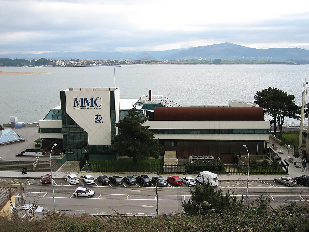 The Museo Marítimo del Cantábrico on the bay of Santander.