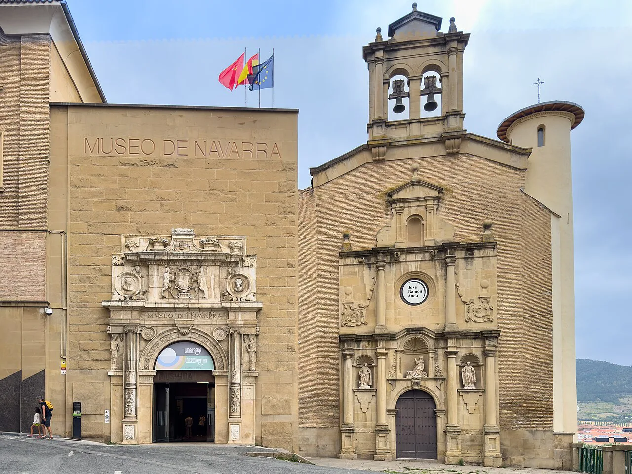 The exterior of the Museum of Navarre in Pamplona.