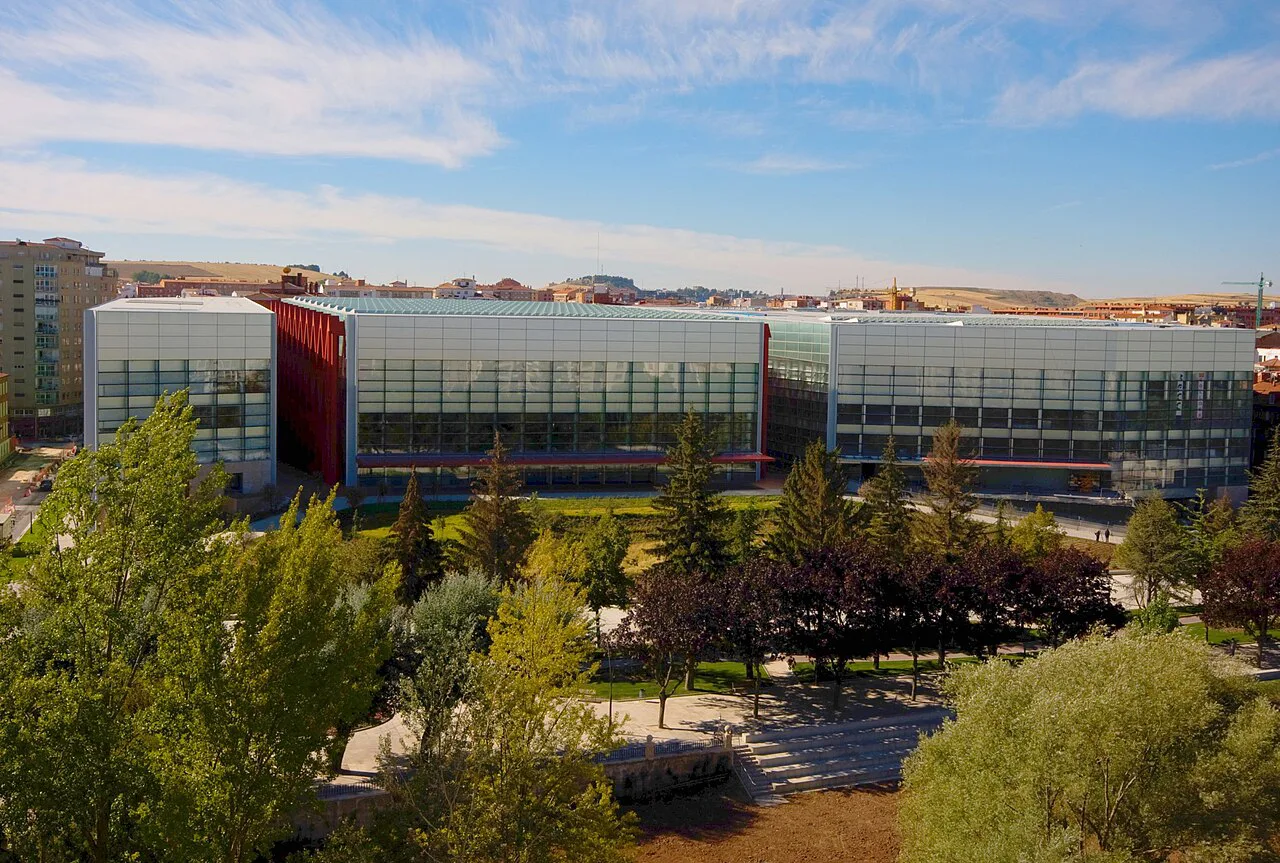 The Museo de la Evolución Humana and its gardens in Burgos.