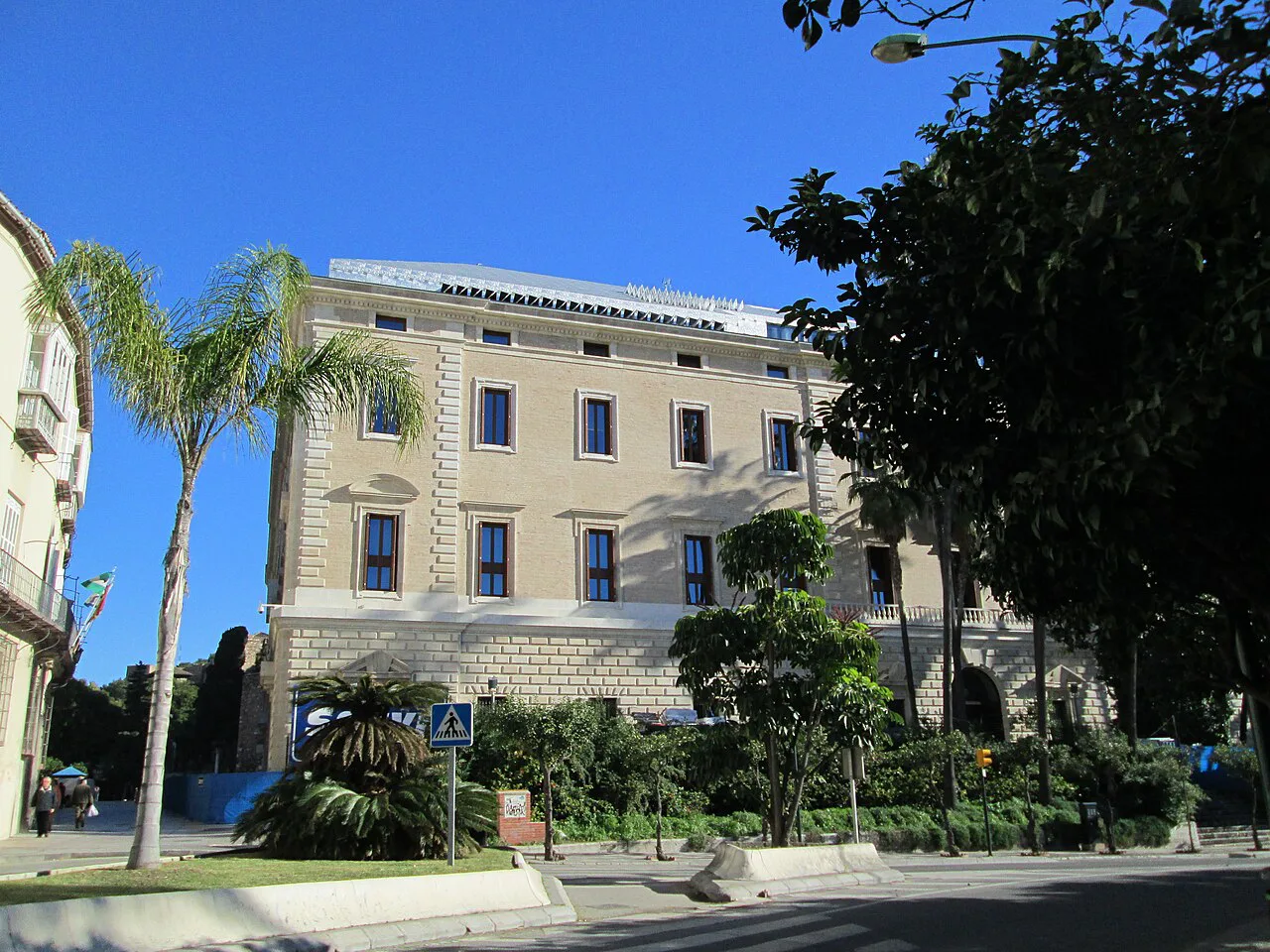 The Palacio de la Aduana, home of the Museo de Málaga.