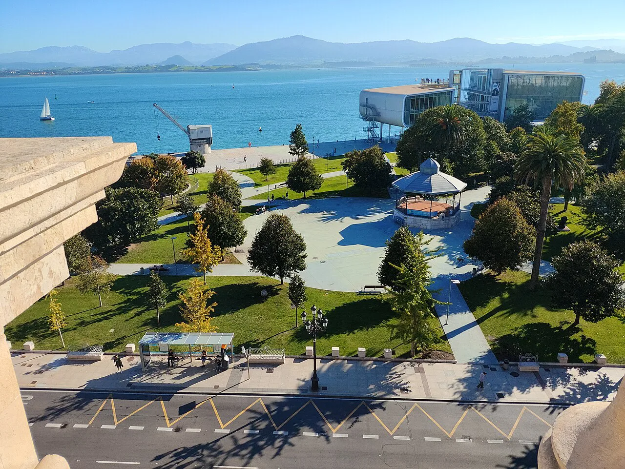 The Pereda Gardens and the Centro Botín, Santander.