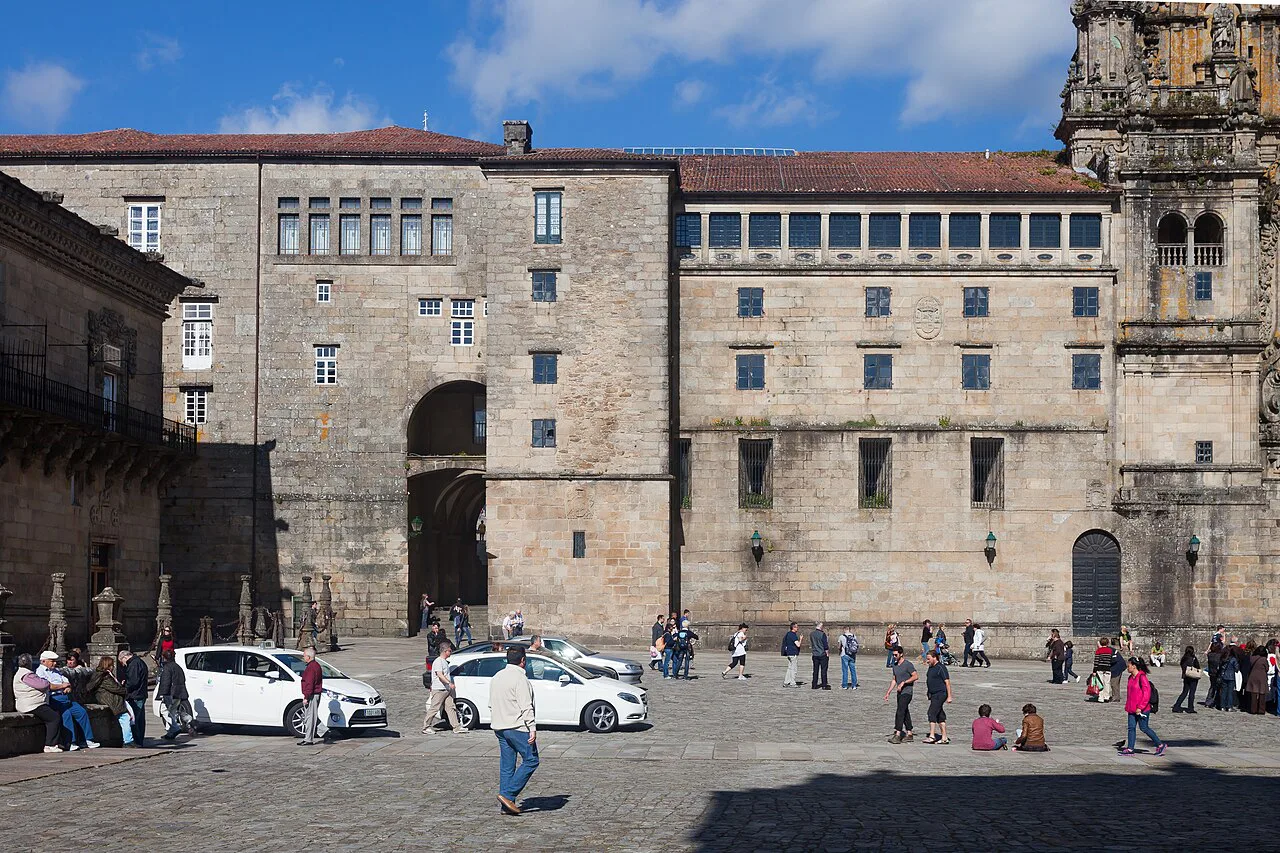 The Pazo de Xelmírez on the Praza do Obradoiro, Santiago de Compostela.