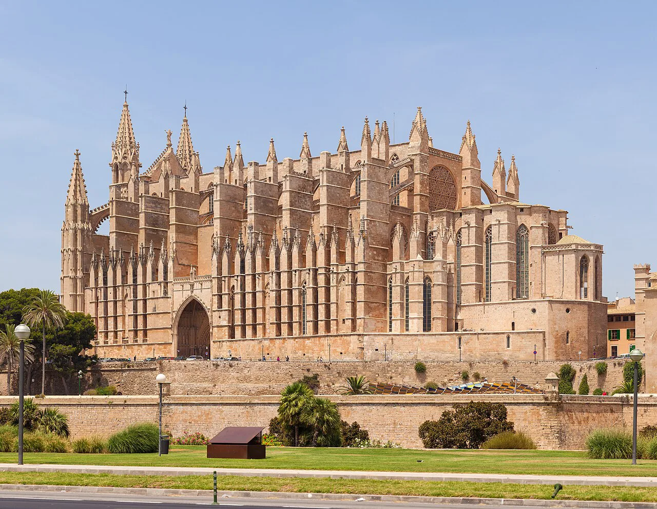 Palma Cathedral (La Seu) in Palma de Mallorca.