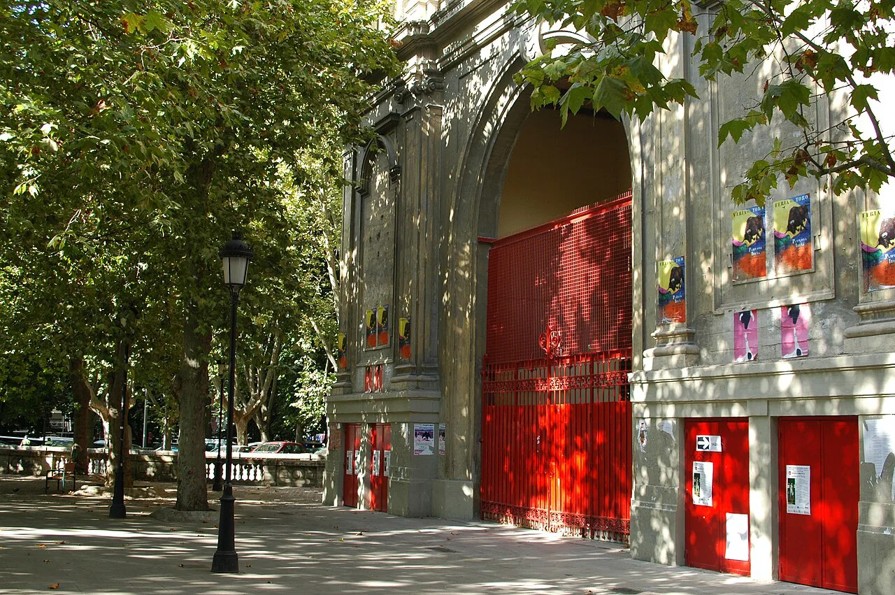 The gates of the Plaza de Toros, Pamplona.