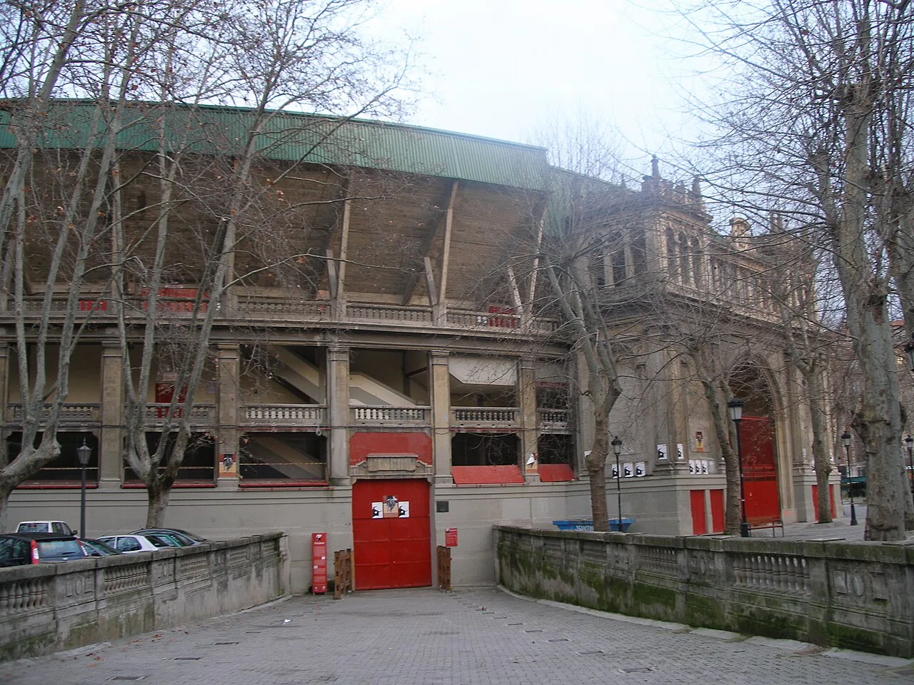 The Plaza de Toros bullring in Pamplona.