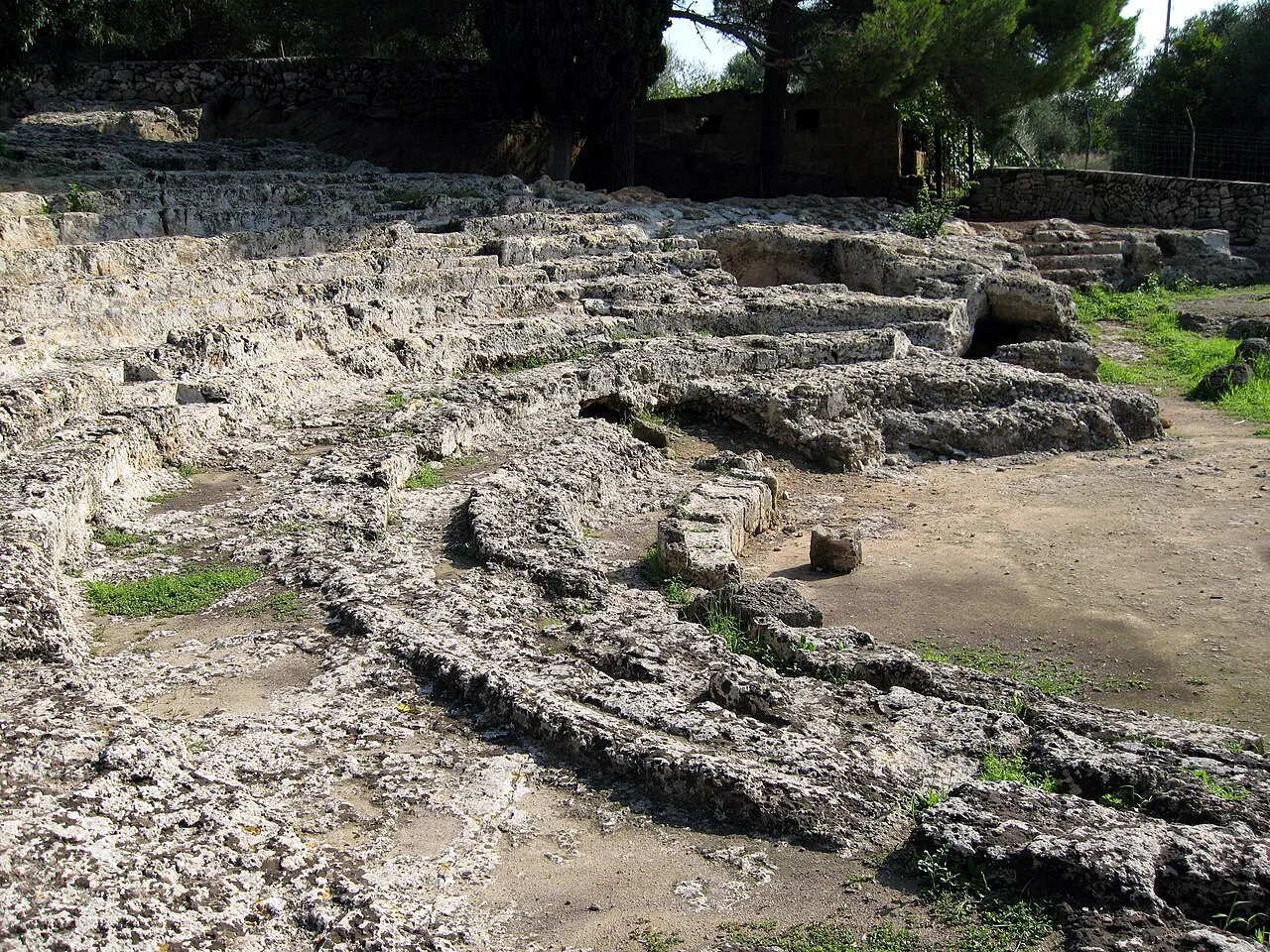 Ruins of the Roman theatre at Pollentia, Alcúdia.