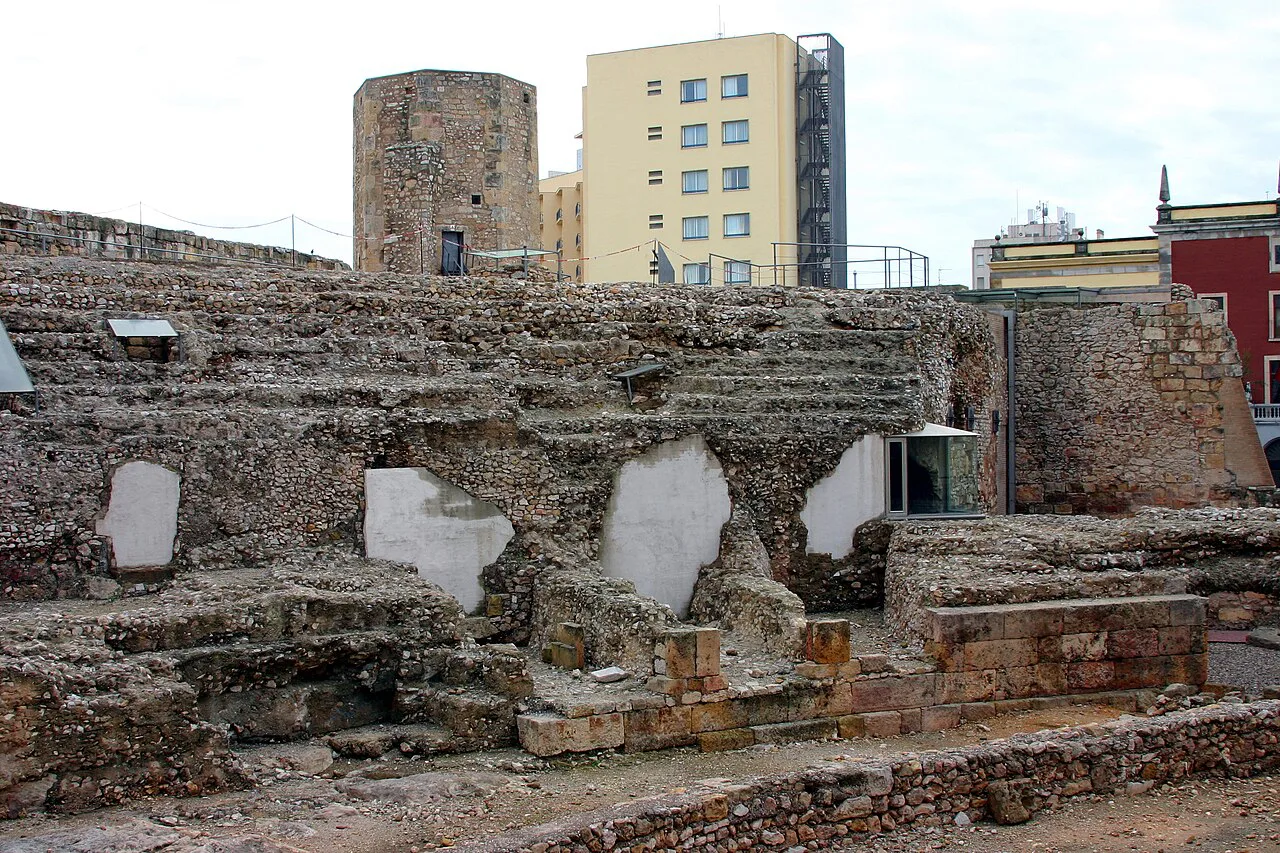 Remains of the Roman Circus of Tarragona.