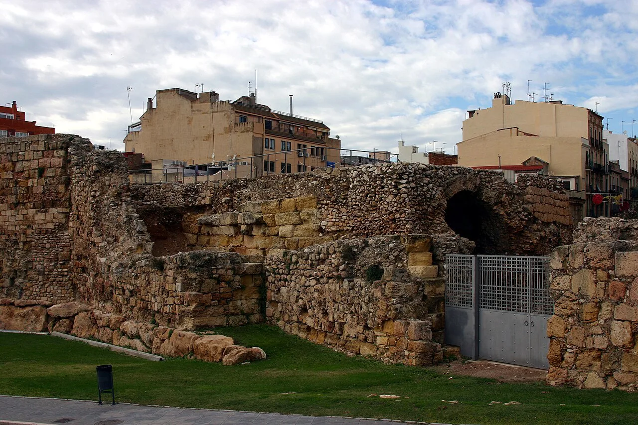 Remains of the Roman Circus of Tarragona.