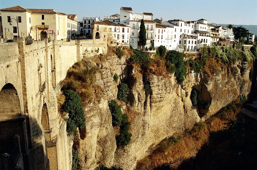The Puente Nuevo and the El Tajo gorge below Ronda's old town.