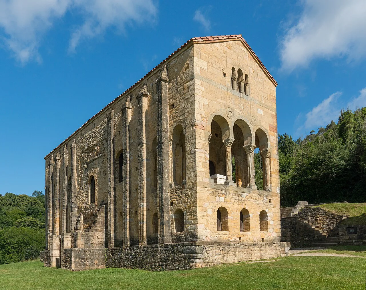 The church of Santa María del Naranco, Oviedo.