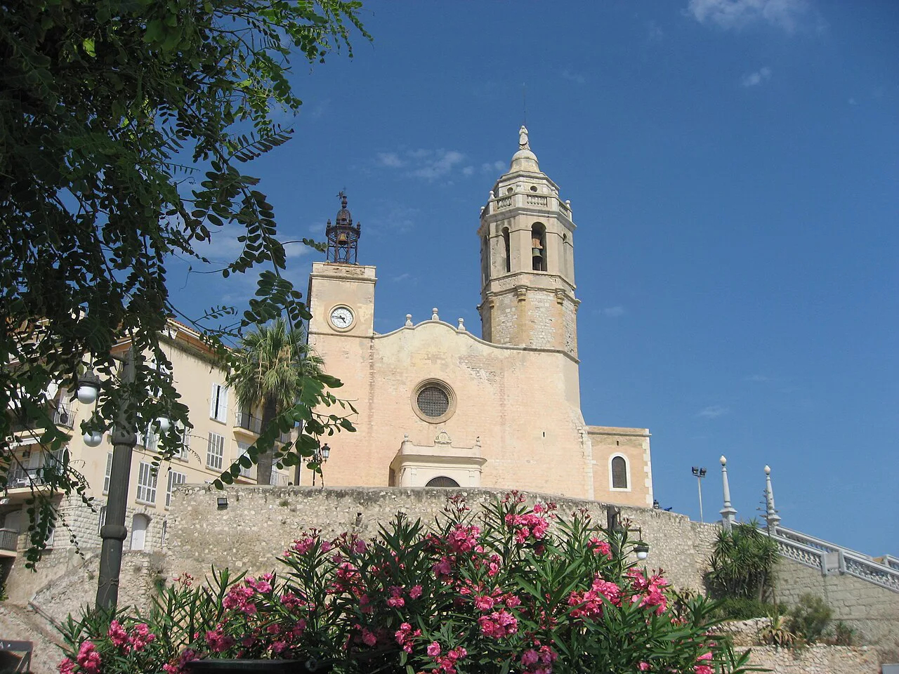 The Church of Sant Bartomeu i Santa Tecla, Sitges.