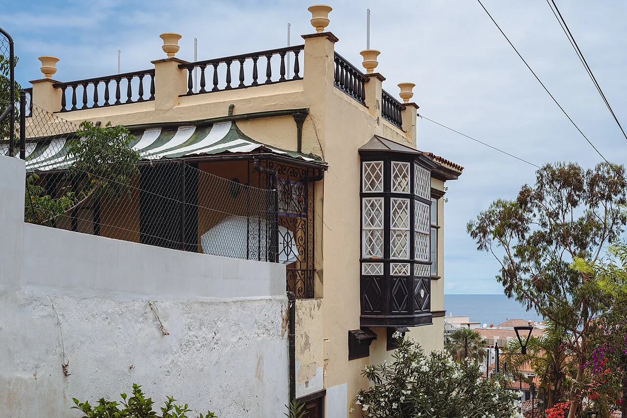 The Café Orquídea house on the Camino Sitio Litre in Puerto de la Cruz.
