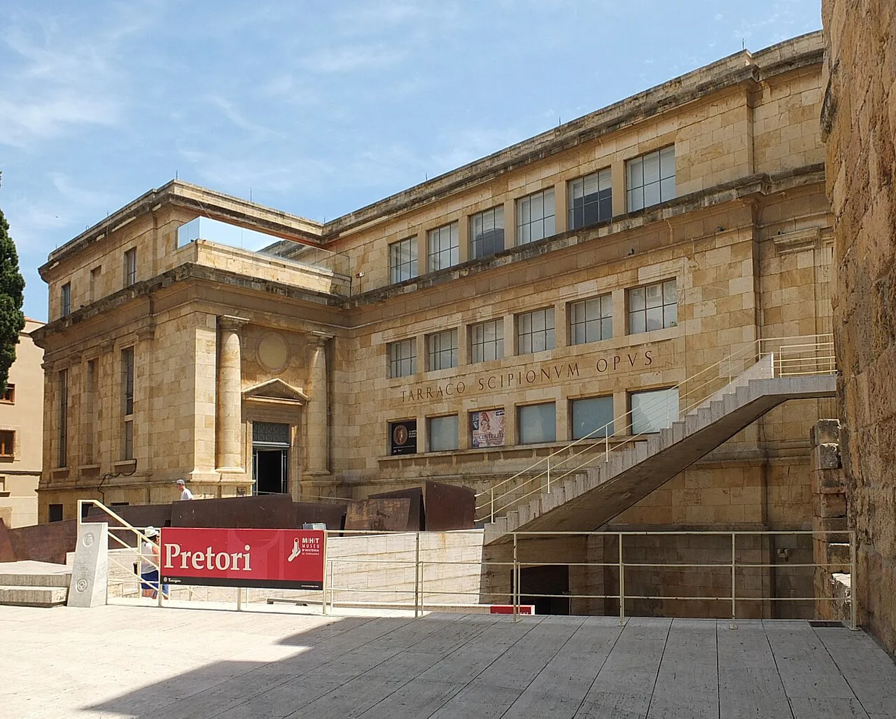 The exterior of the National Archaeological Museum of Tarragona.
