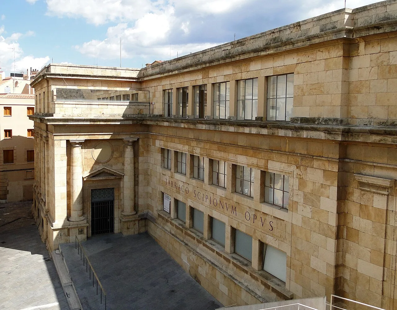 The building of the National Archaeological Museum of Tarragona.