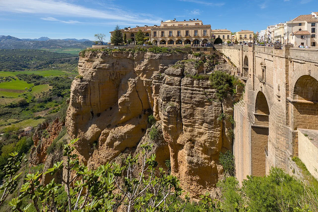 The Puente Nuevo and the Parador on the cliffs of Ronda.