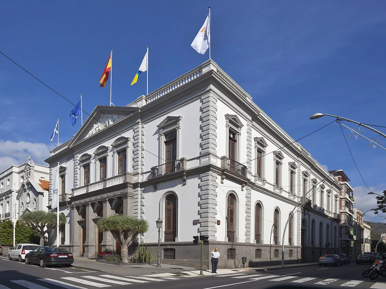 The town hall of Santa Cruz de Tenerife.