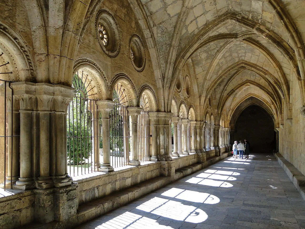 The cloister of Tarragona Cathedral.