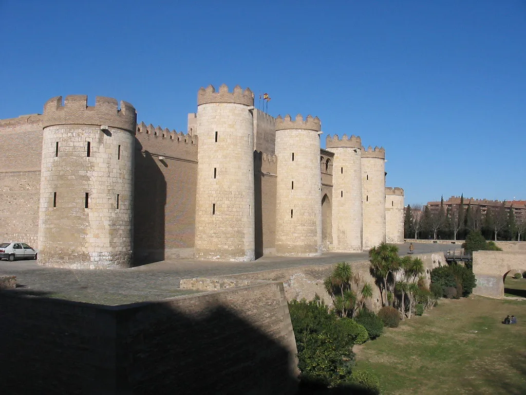 The Aljafería Palace in Zaragoza.