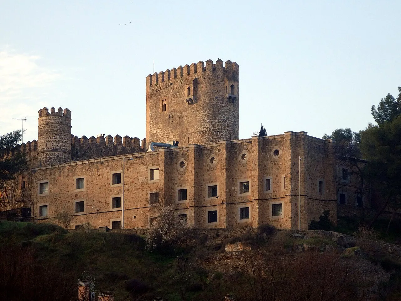 The towers of the Castillo de San Servando, Toledo.